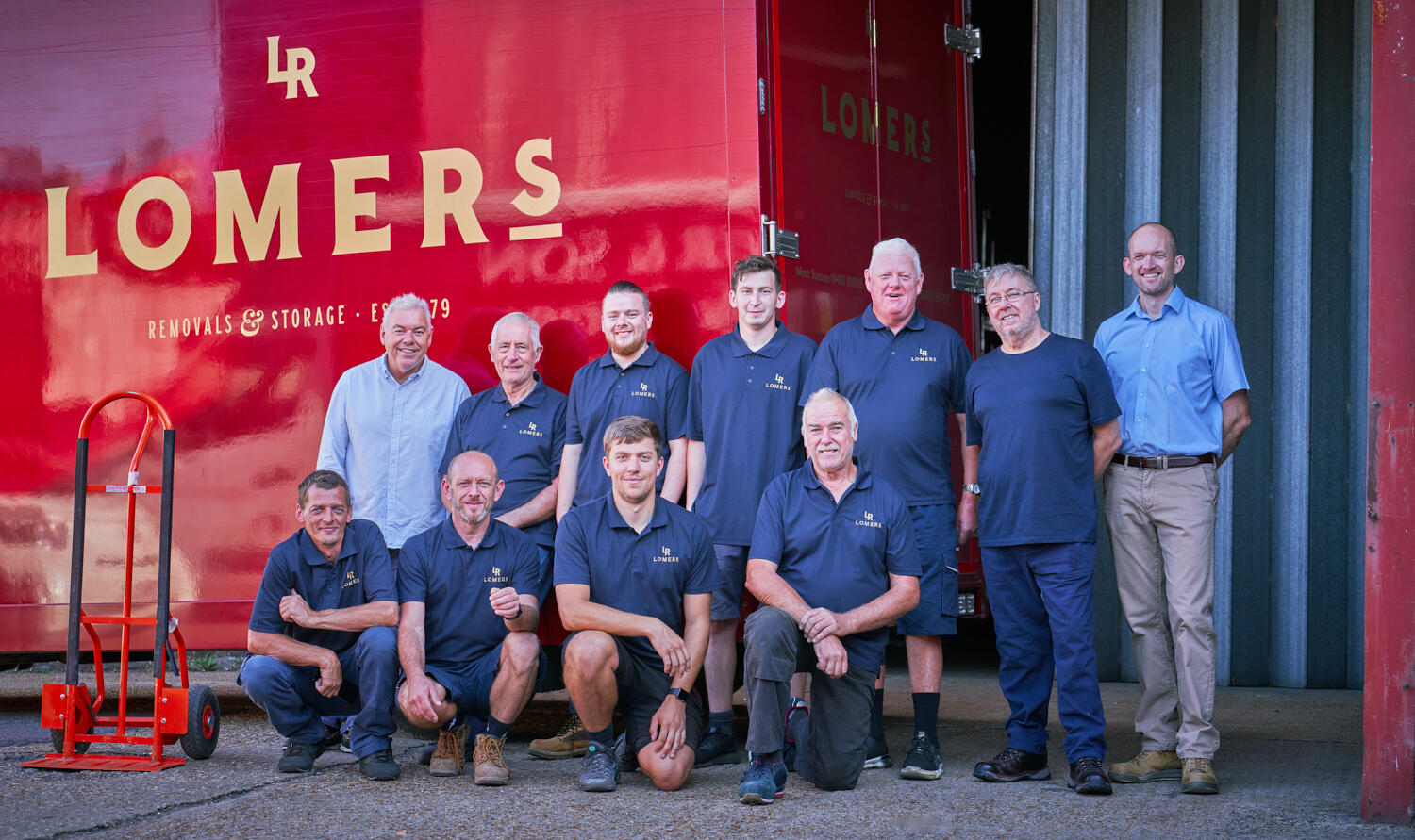 The team at Lomers Removals